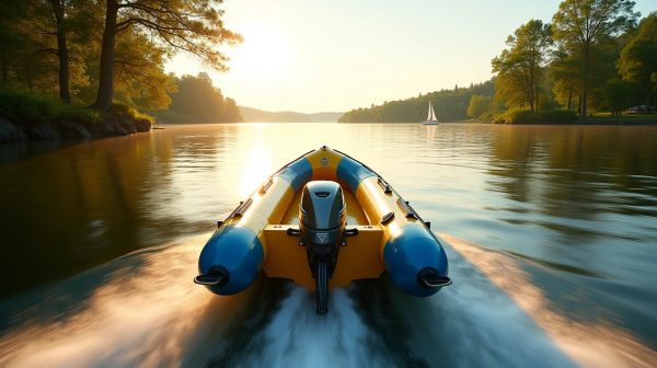 Hochwertige schlauchboote für angler und freizeitspaß