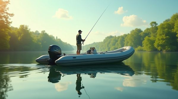 Hochwertige schlauchboote für angler und freizeitspaß